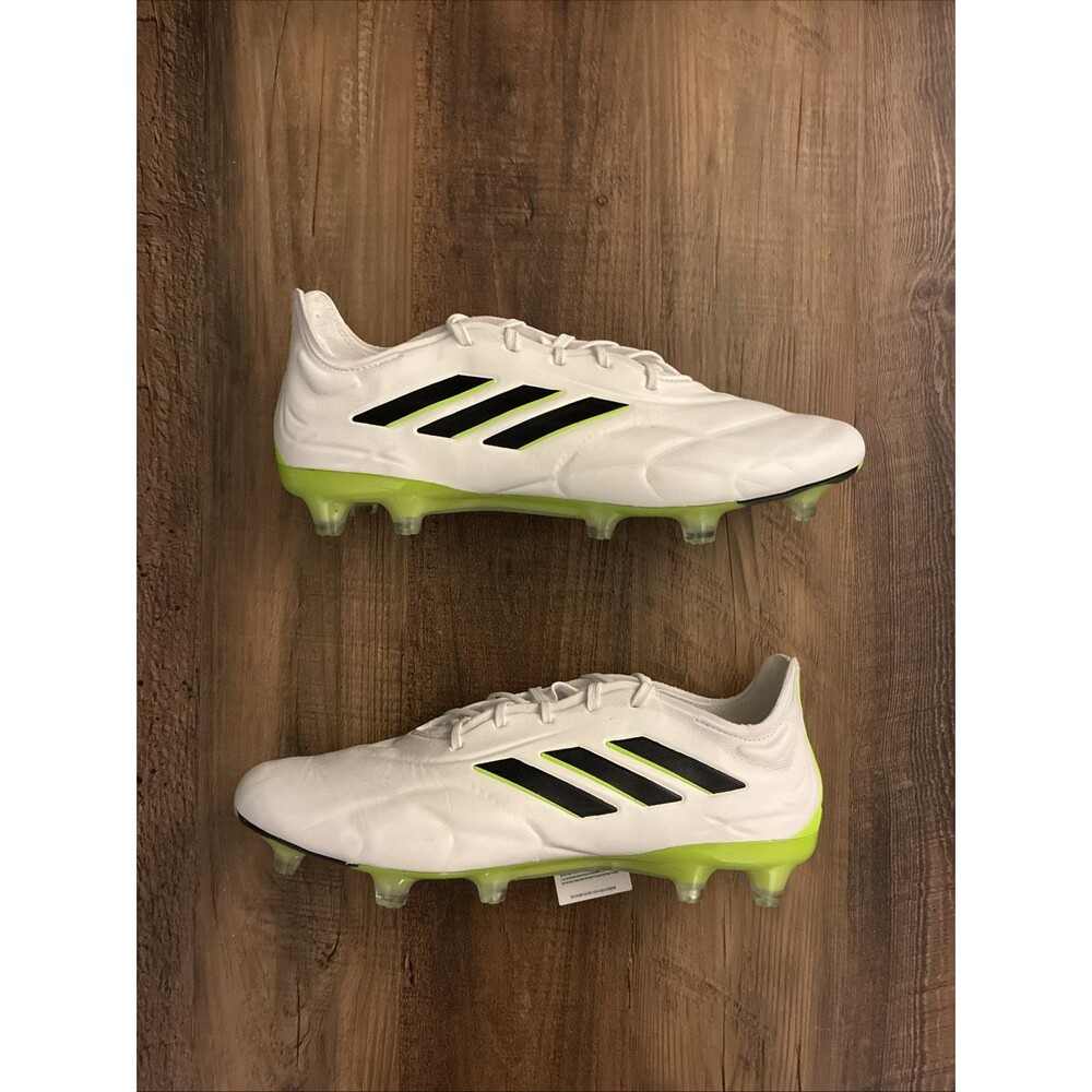 Adidas Copa Pure.1 FG Soccer Cleats Mens Size 9 White Lucid Lemon HQ8971 New